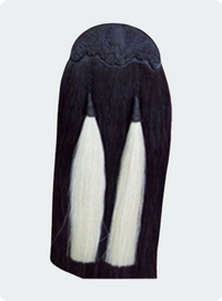 Custom Made Scottish Black Horse Hair Kilt Sporran