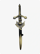 Antique Thistle Sword Kilt Pin