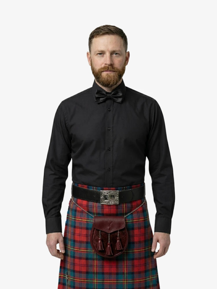 Chemise noire premium de cérémonie