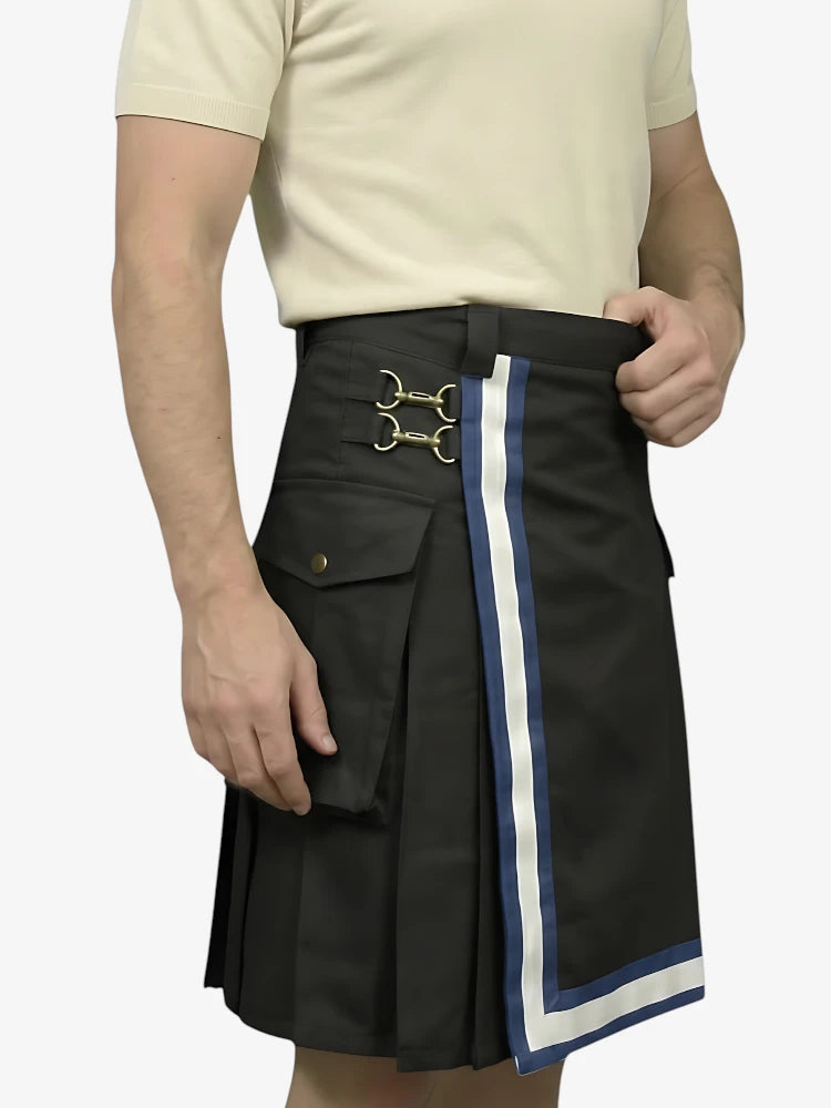 Kilt Pompier Noir