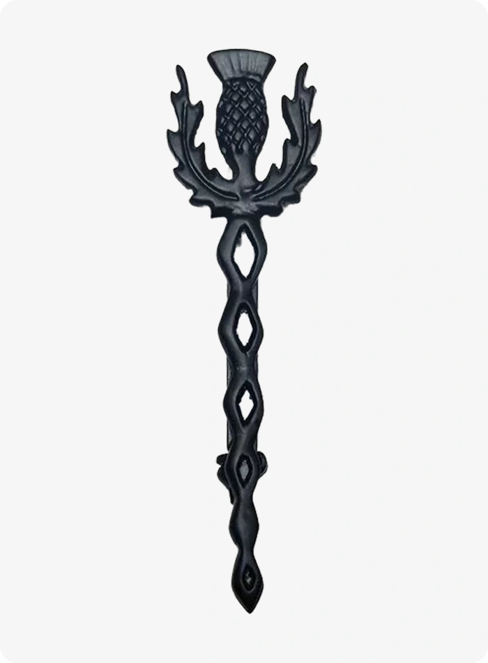 Custom Made Modern Scottish Black Kilt Pin