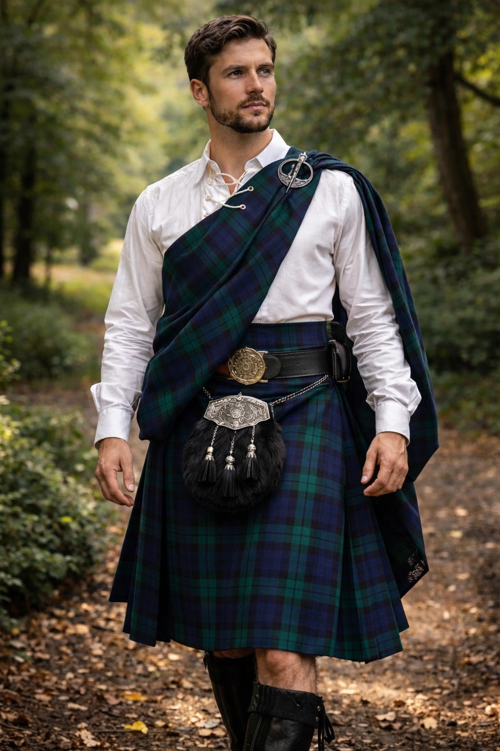 Grand Kilt Tartan Black Watch