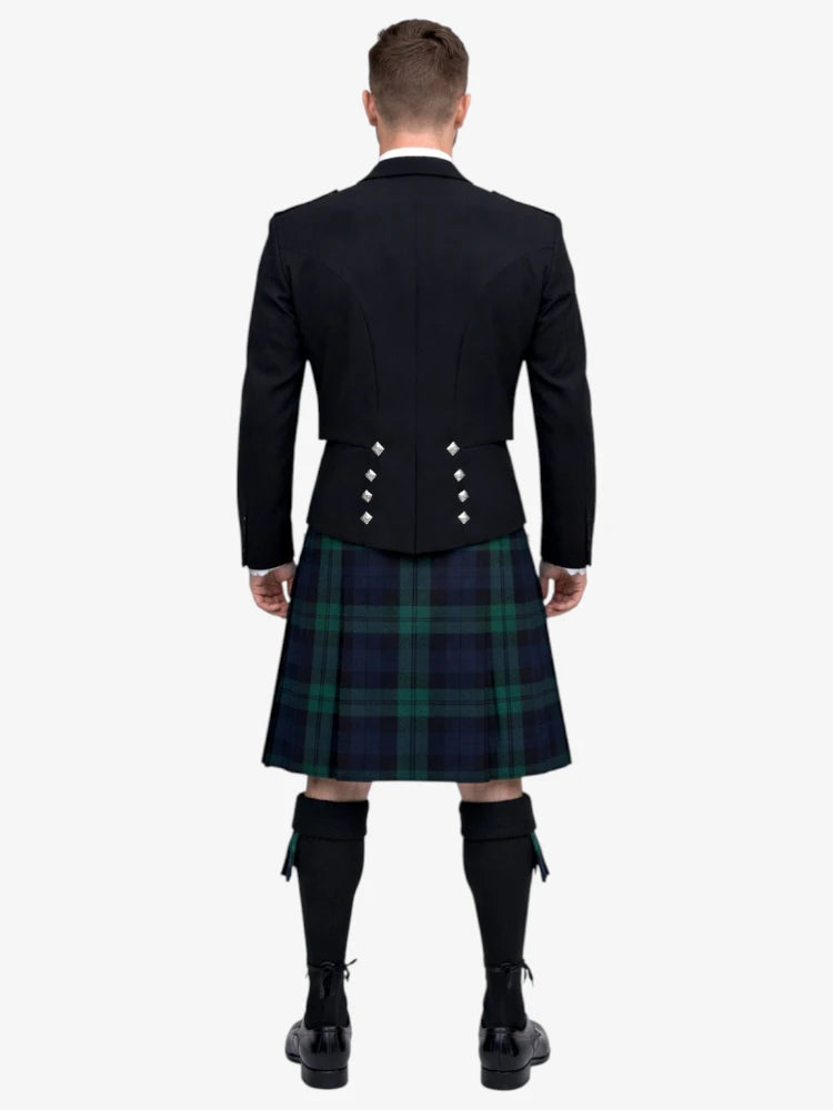 Tenue Kilt Prince Charlie en Tartan Black Watch