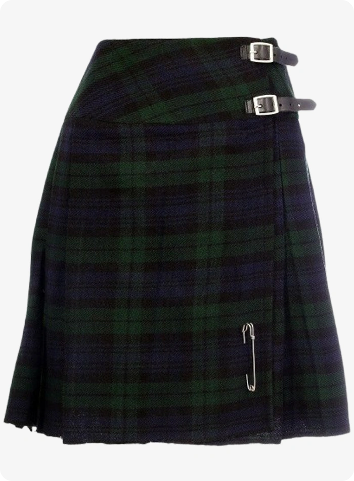 Kilt tartan Black Watch femme