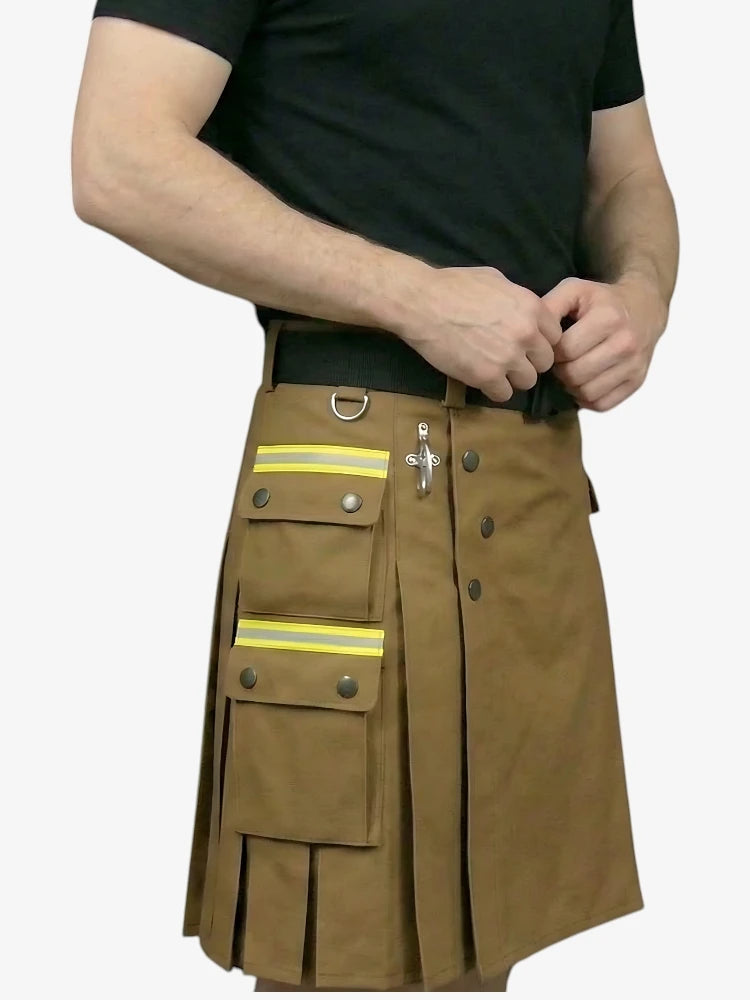 Kilt Pompier Marron