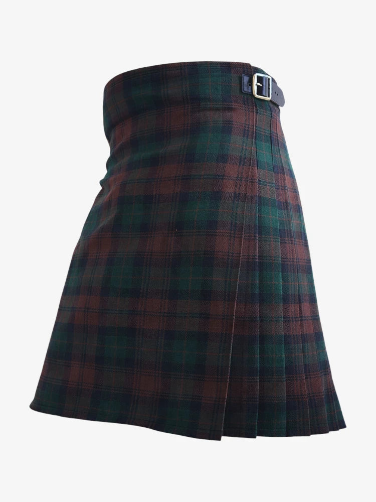 Brown Watch Tartan Kilt Left Side