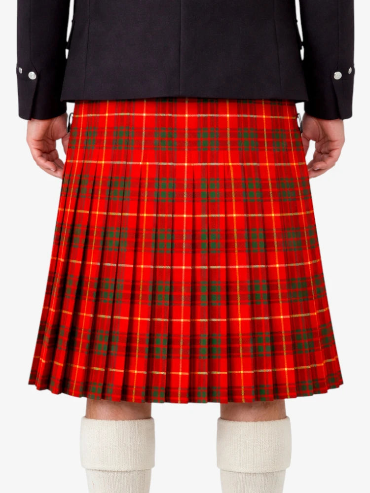 Bruce Tartan Kilt Model Back