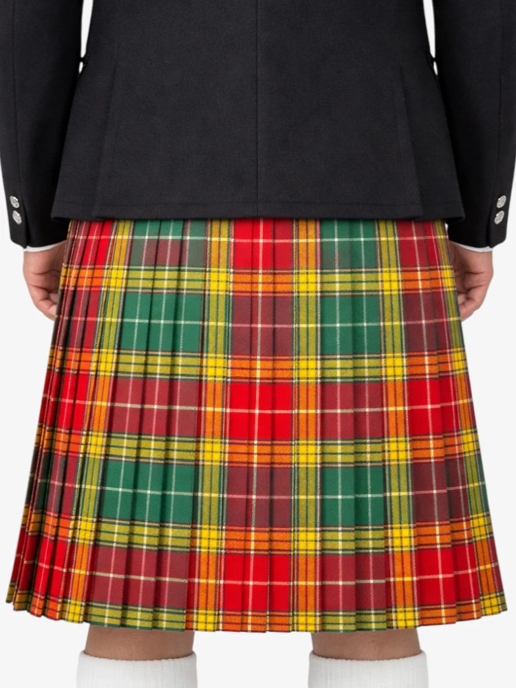 Buchanan Old Ancient Tartan Kilt Model Back