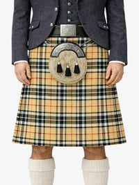 Campbell Thomson Tartan Kilt Model Front