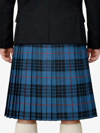 Clan Mackay Blue Ancient Tartan Kilt Model Back