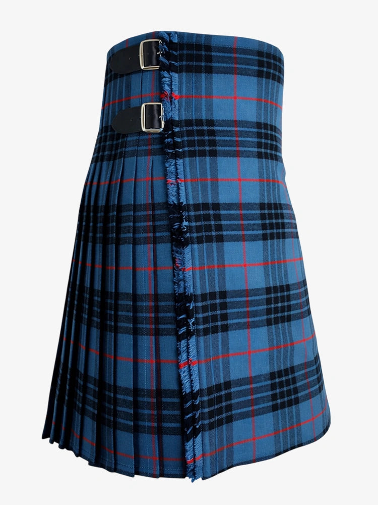 Clan Mackay Blue Ancient Tartan Kilt  Right Side