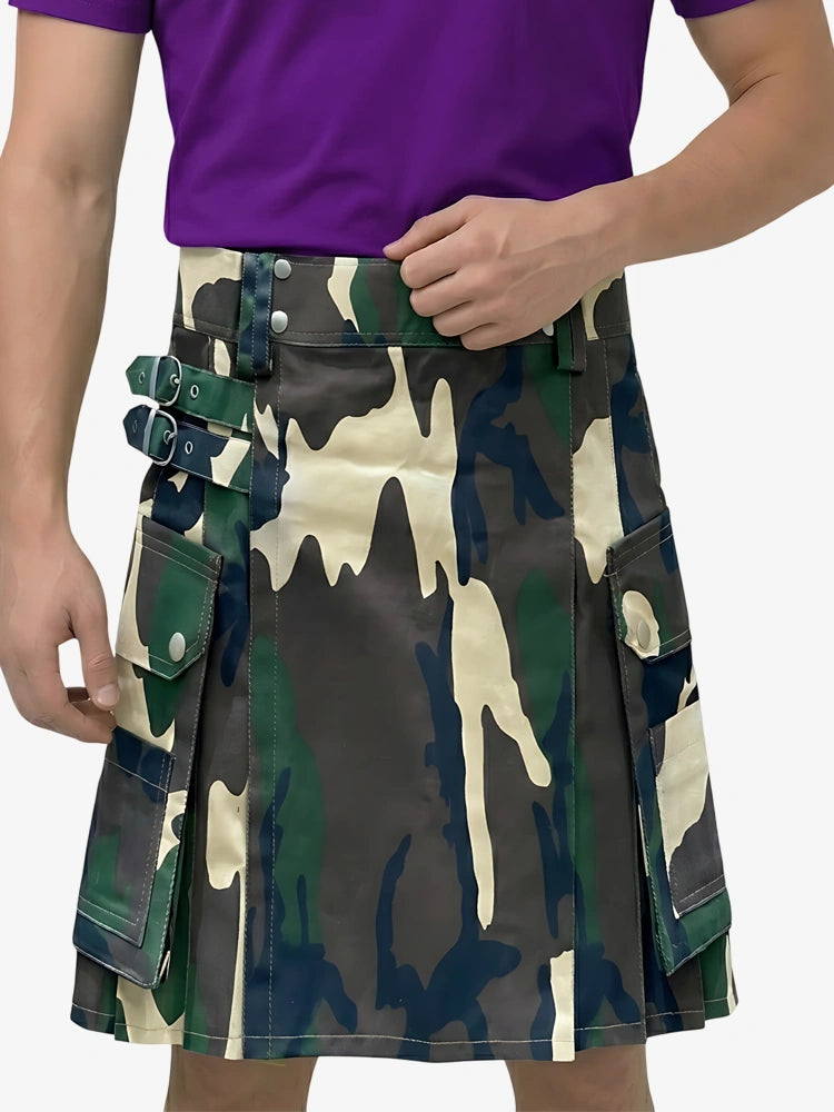 Kilt Woodland Camo sur mesure