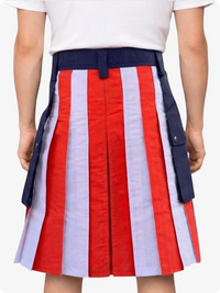 American Flag Traditional Cotton Utility Kilt
