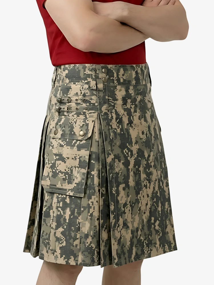 Kilt utilitaire tactique Cheviot sur mesure