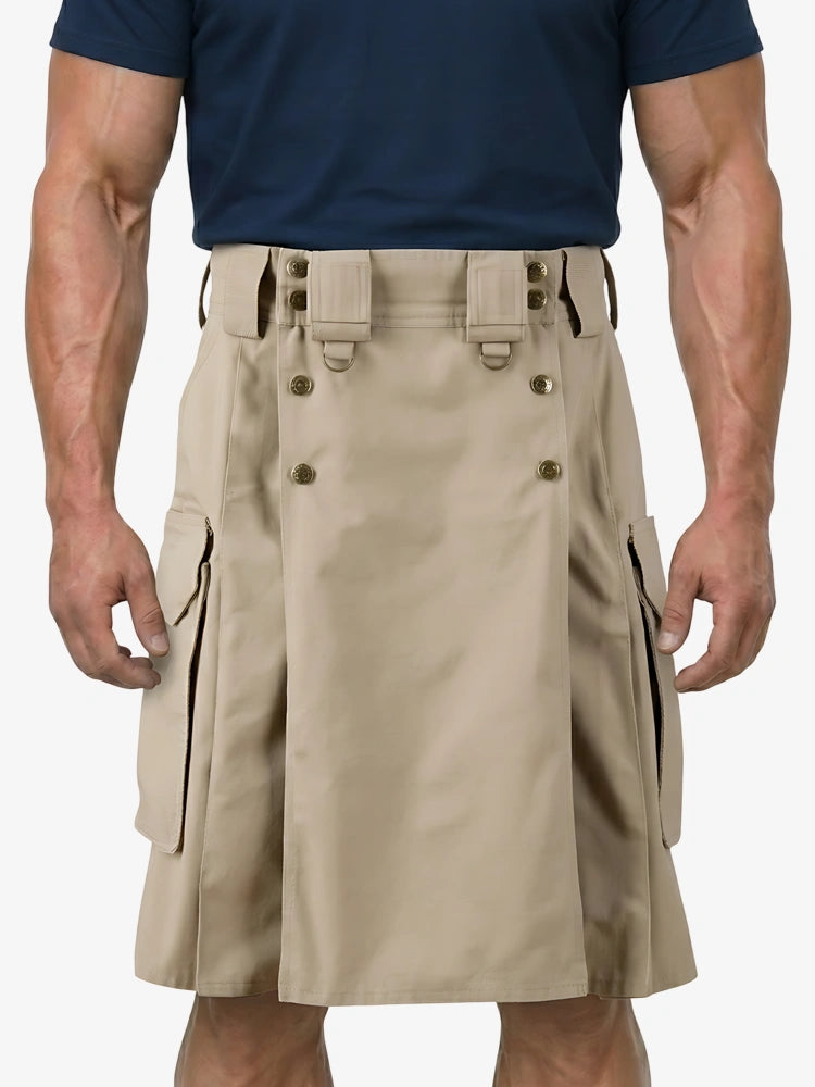 Kilt Utility Combat Kaki Sur Mesure