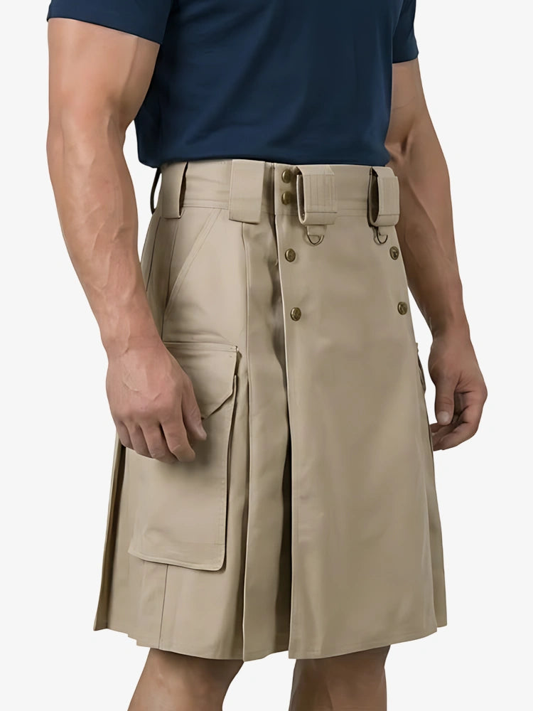 Kilt Utility Combat Kaki Sur Mesure