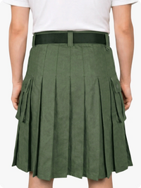 Olive Green Utility Kilt