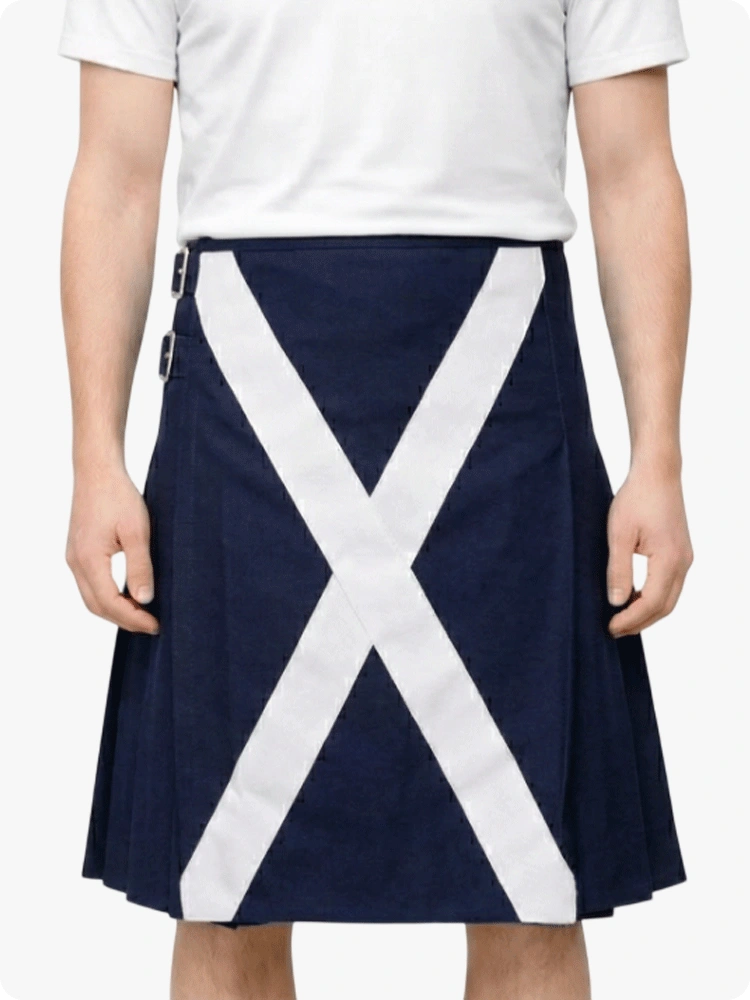 Kilt utilitaire drapeau Écosse sur mesure
