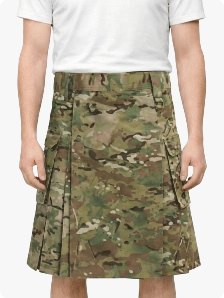 Kilt tactique écossais pour hommes sur mesure