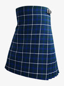 Douglas Blue Tartan Kilt Left Side