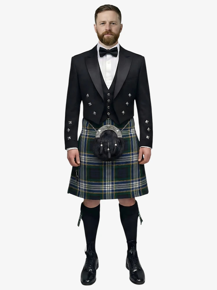 Ensemble Kilt Prince Charlie Tartan Dress Gordon