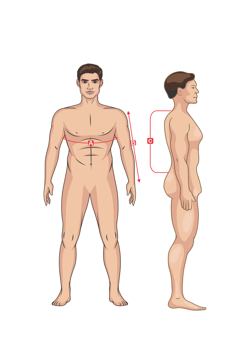 Ghillie Shirt Measuring Guide