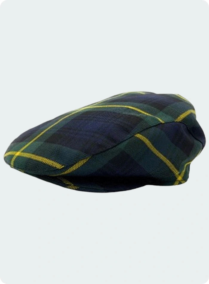 Chapeau Irish Gordon Tartan écossais fait main