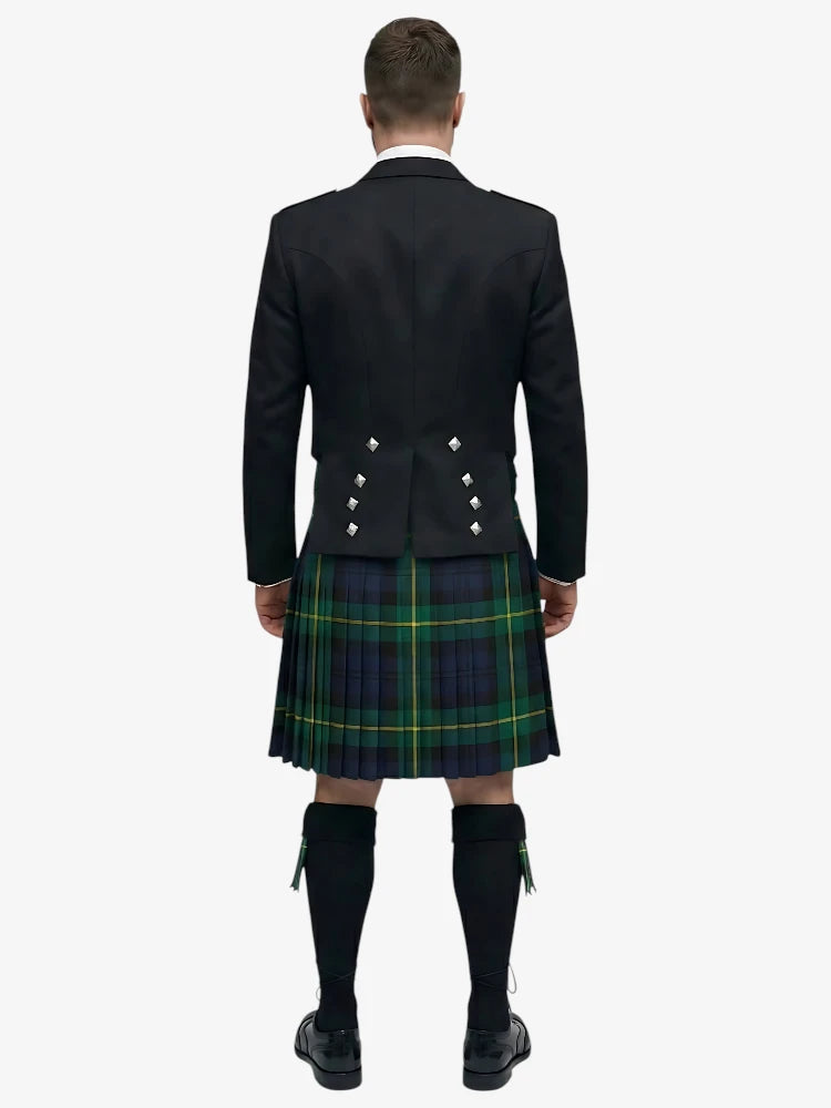 Ensemble Kilt Prince Charlie Tartan Gordon