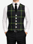 Gordon Tartan Waistcoat Front