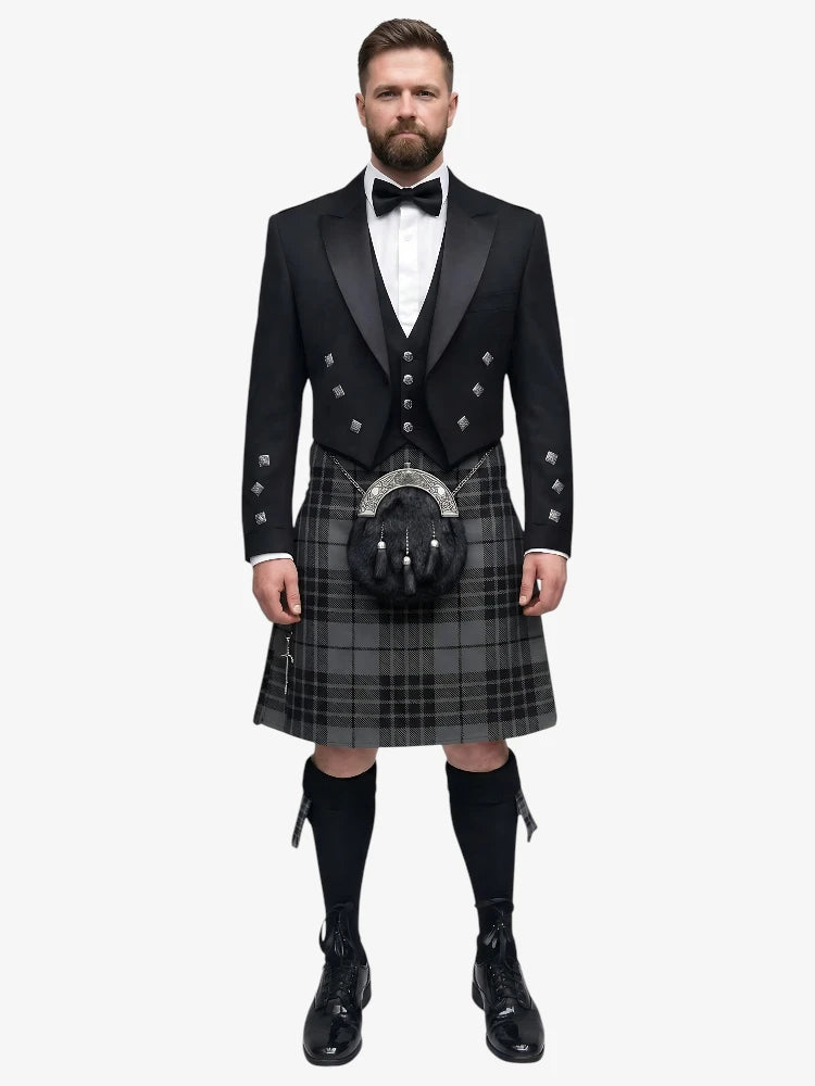 Tenue de kilt Prince Charlie en tartan Grey Watch