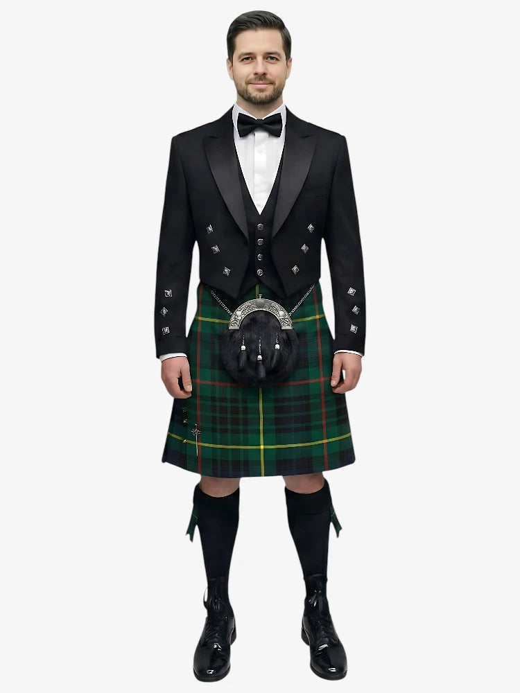 Ensemble Kilt Prince Charlie Tartan Hunting Stewart