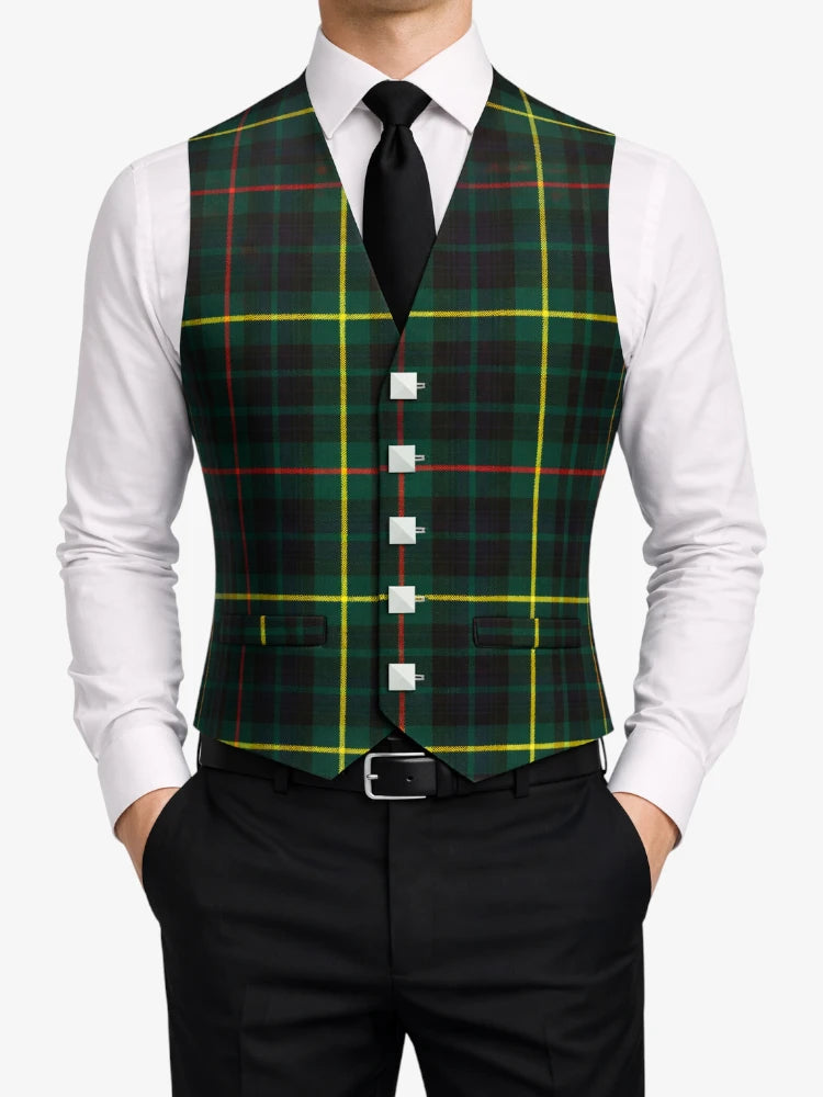 Gilet tartan Macleod of Lewis premium sur mesure