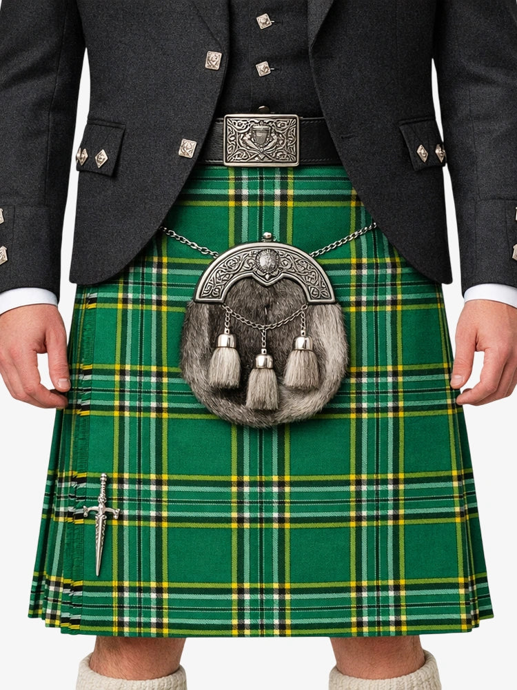 Irish Green Tartan Kilt