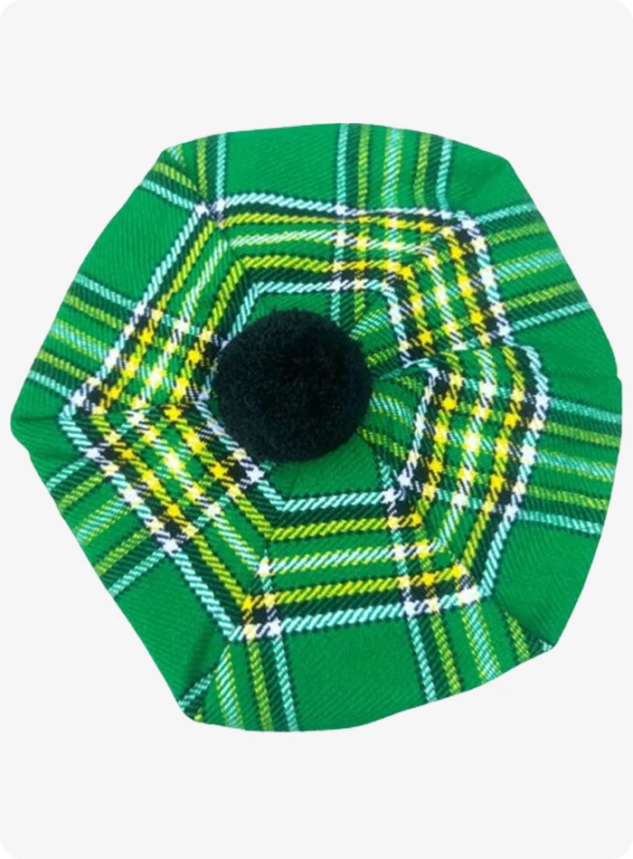 Chapeau Tam O’Shanter Irish National Tartan sur mesure