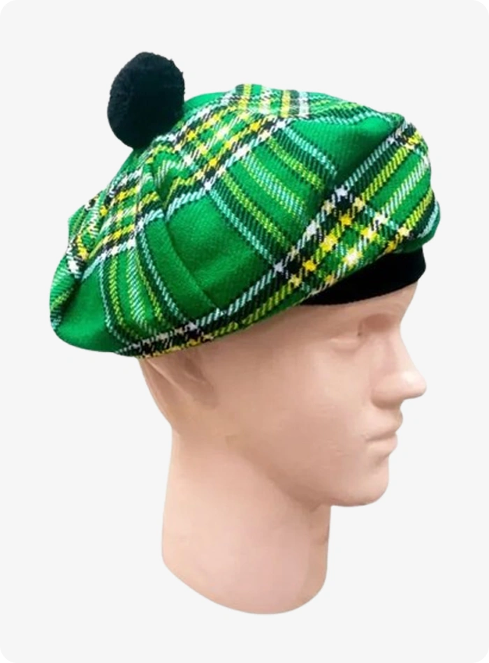 Chapeau Tam O’Shanter Irish National Tartan sur mesure