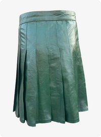 Leather Green Kilt