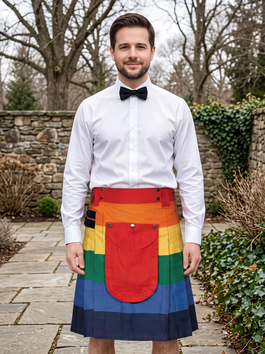 Kilt utilitaire Rainbow Fashion sur mesure