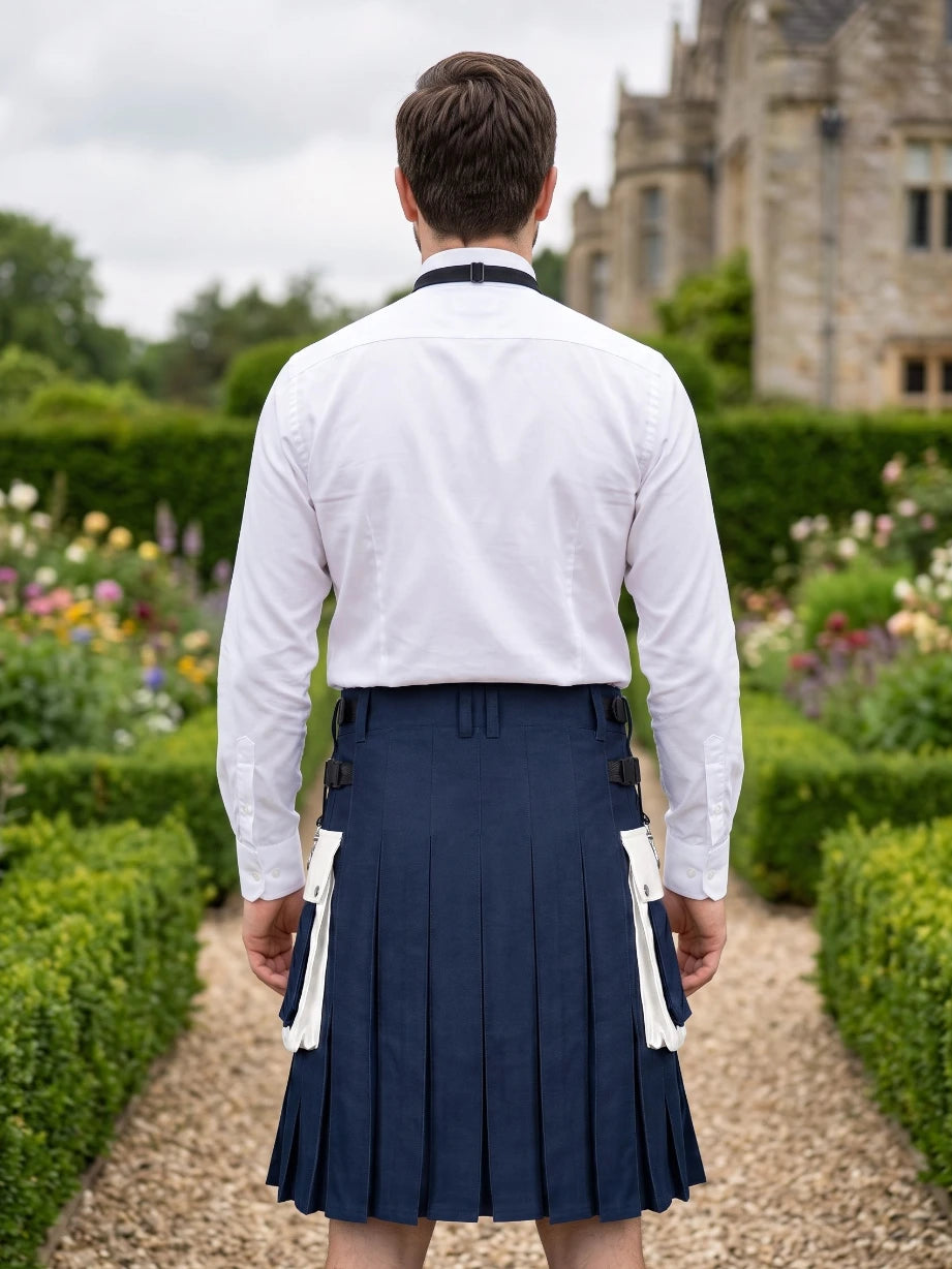 Kilt utilitaire traditionnel drapeau Écosse sur mesure