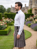 Kilt utilitaire écossais gris sur mesure