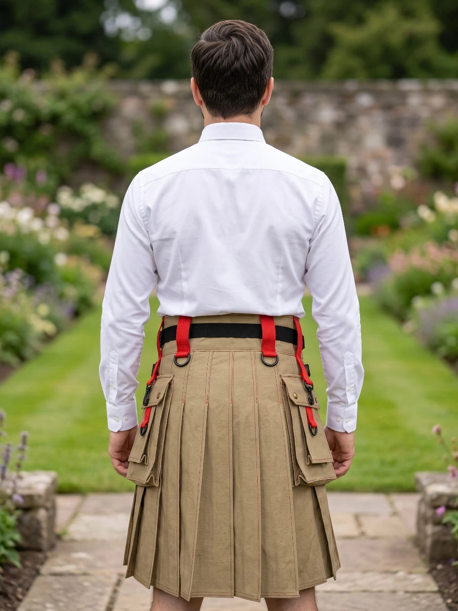 Kilt utilitaire deluxe à drapeau UK sur mesure