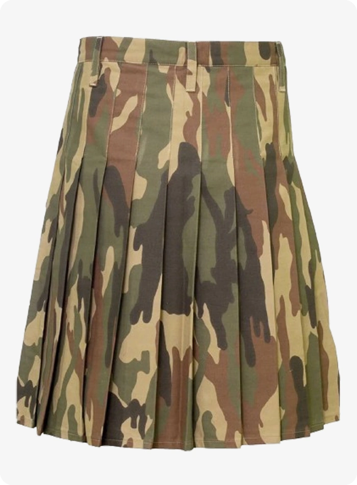 Kilt tactique militaire camouflage fait main