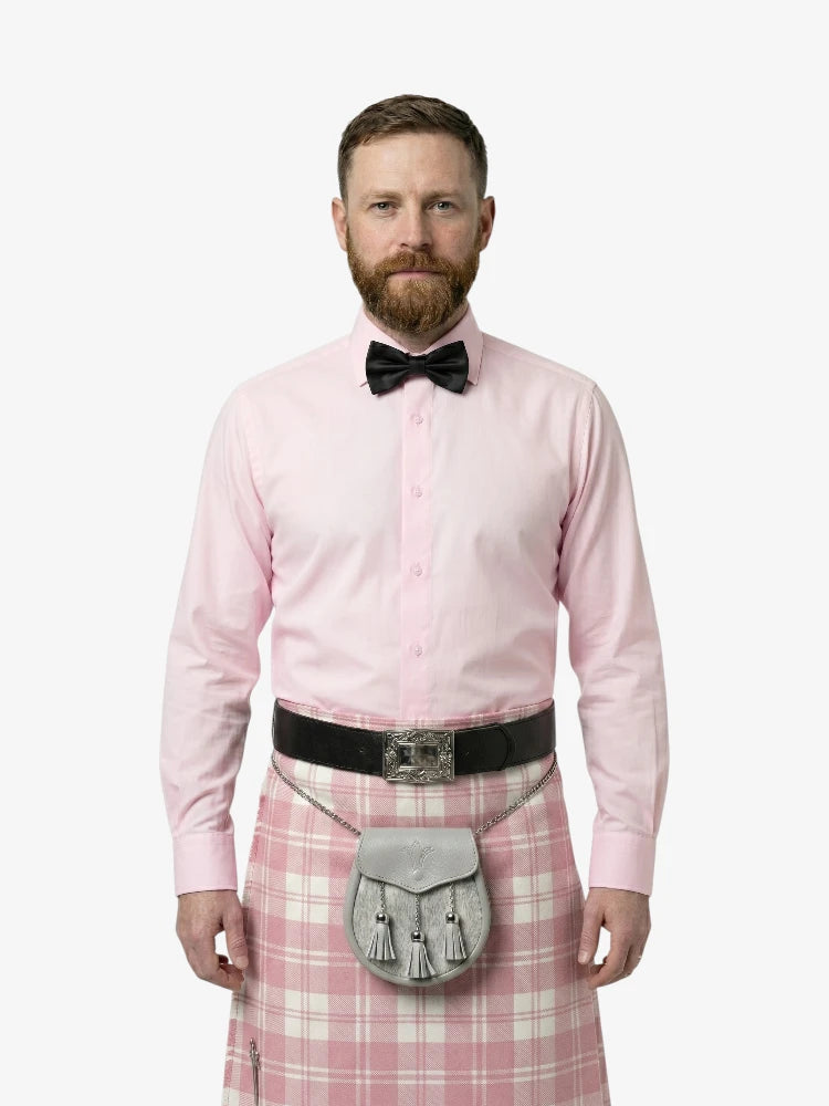 Chemise rose sur mesure