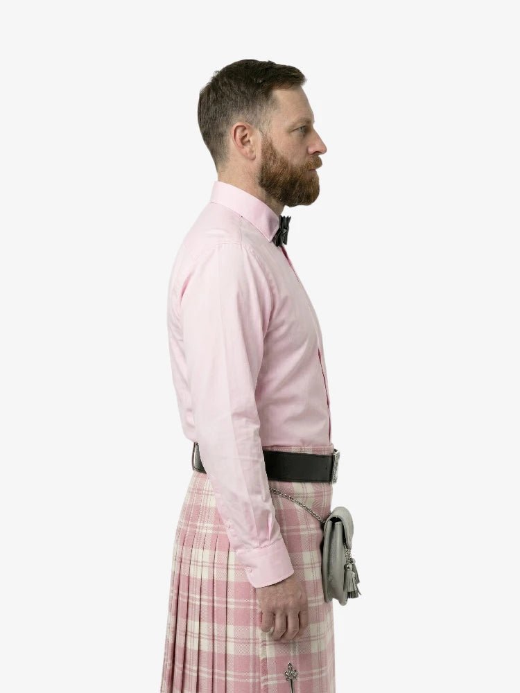 Chemise rose sur mesure