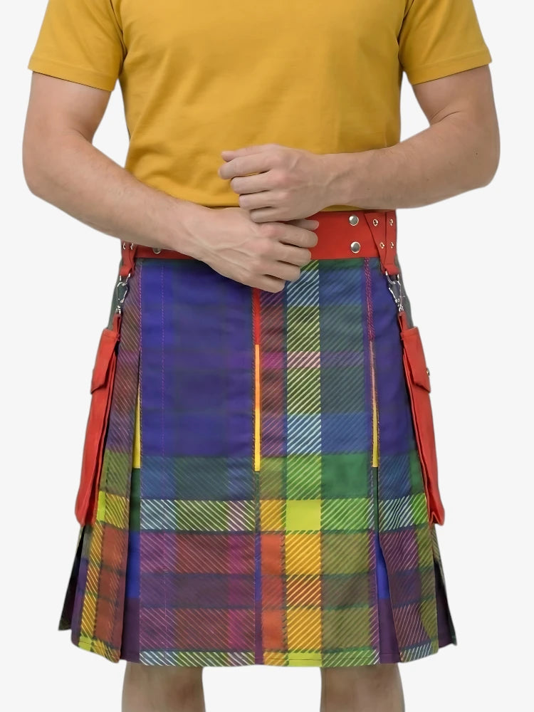 Jupe Arc-en-ciel Multicolore Premium