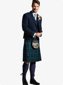 Premium Quality Black Watch Tartan Kilt Outfit