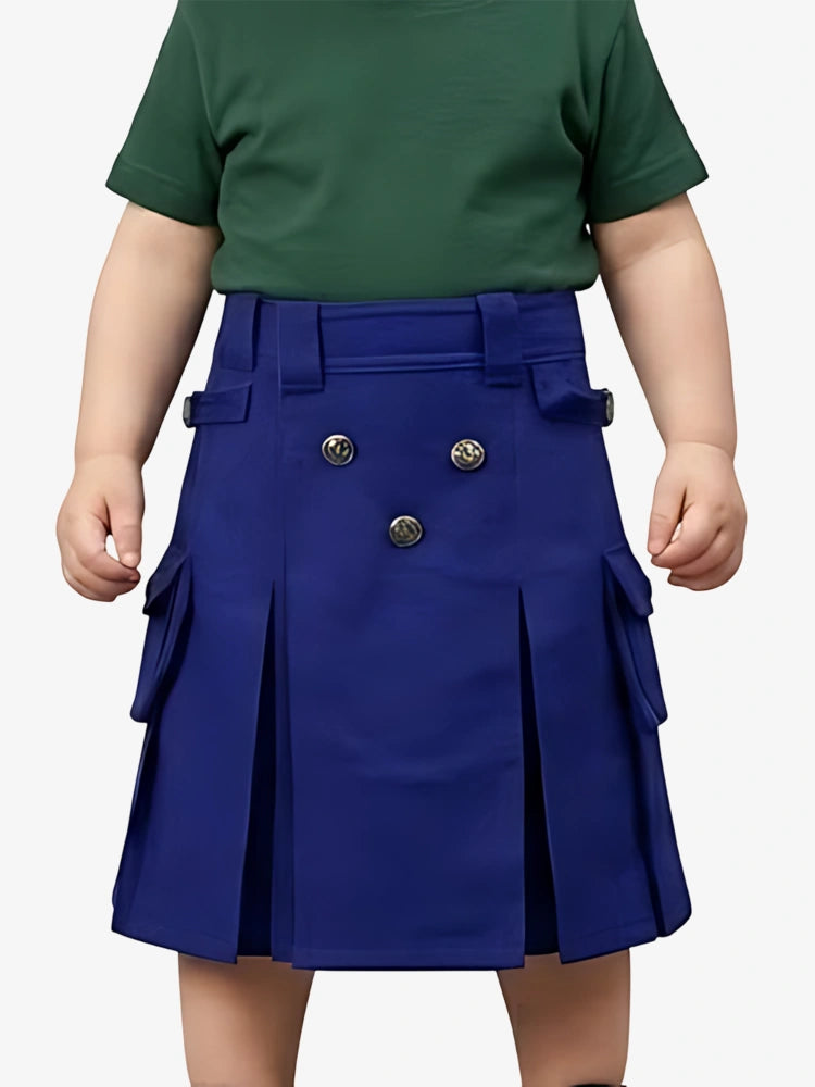 Kilt bébé bleu royal premium