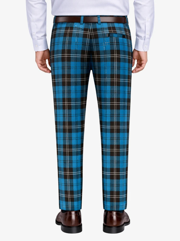 Ramsay Blue Tartan Trouser