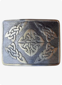 Rhombus Design Kilt Belt Buckle
