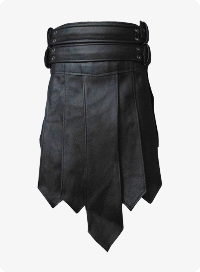 Kilt gladiateur romain en cuir sur mesure