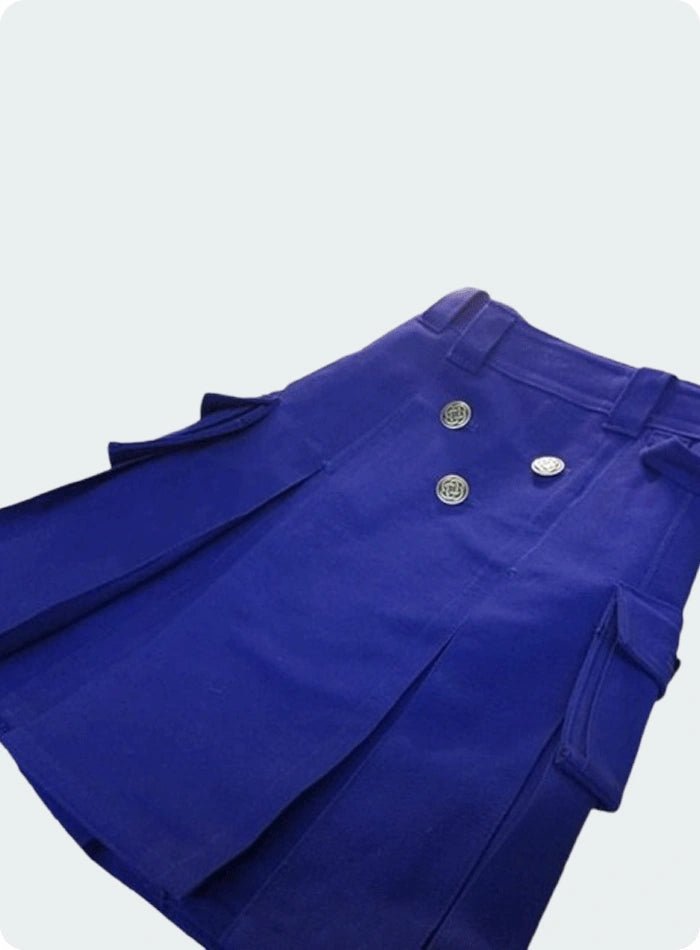 Premium Quality Royal Blue Baby Kilt